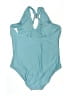 Apt. 9 Solid Teal One Piece Swimsuit Size XXL - photo 2