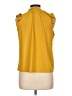 W5 100% Polyester Yellow Sleeveless Blouse Size L - photo 2