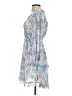 Unbranded Paisley Blue Cocktail Dress Size S - photo 5