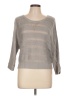 T/o Sweaters Metallic Gray Pullover Sweater Size L - photo 1