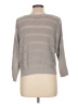 T/o Sweaters Metallic Gray Pullover Sweater Size L - photo 2