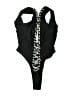 Unbranded Graphic Black One Piece Swimsuit Size L - photo 1