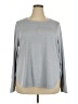 Athleta Gray Long Sleeve T-Shirt Size 2X - photo 1