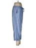Talbots Stripes Blue Linen Pants Size Med Petite - photo 4