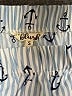 Blush 100% Polyester Stripes Blue Romper Size S - photo 4