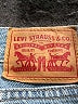 Levi's 100% Cotton Blue Denim Shorts Size 34 waist - photo 3