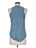Equipment 100% Silk Blue Sleeveless Silk Top Size M - photo 2