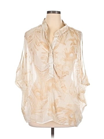 Dots 3/4 Sleeve Blouse (view 1)