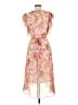 DKNY 100% Polyester Paisley Pink Cocktail Dress Size 10 - photo 2