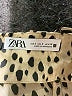 Zara Animal Print Tan Cocktail Dress Size S - photo 7