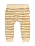 Rylee + Cru 100% Cotton Stripes Gold Casual Pants Size 6-12 mo - photo 1