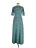 Lularoe Teal Casual Dress Size XL - photo 2