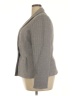 Donna Karan New York Chevron-herringbone Gray Blazer Size 18 - photo 5