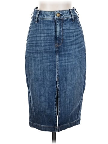 White House Black Market Denim Skirt (view 1)