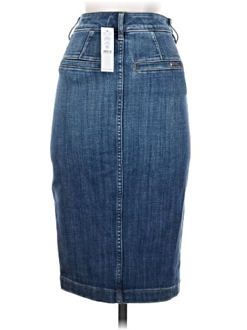 White House Black Market Denim Skirt (view 2)