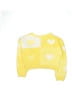 Unbranded 100% Acrylic Hearts Yellow Cardigan Size 10 - photo 2
