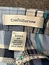 Croft & Barrow Plaid Blue Shorts Size 18 - photo 3