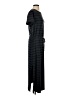 Splendid Stripes Gray Casual Dress Size S - photo 4
