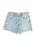 AGOLDE 100% Cotton Stars Blue Denim Shorts Size 31 waist - photo 1