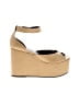 Céline Tan Leather Wedges Size EU 38 - photo 1