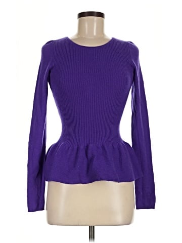 Aqua Cashmere Pullover Sweater (view 1)