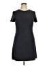 Theory Solid Black Casual Dress Size 14 - photo 1