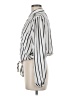 American Eagle Outfitters 100% Polyester Stripes Ivory Long Sleeve Blouse Size M - photo 5