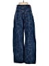Zara Graphic Blue Jeans Size 2 - photo 2
