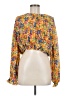 Endless Rose 100% Polyester Yellow Long Sleeve Blouse Size M - photo 1