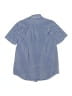 Crewcuts 100% Cotton Checkered-gingham Blue Short Sleeve Button-Down Shirt Size 12 - photo 2