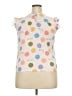 Forever 21 Polka Dots Ivory Short Sleeve Top Size 3X - photo 2