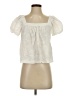 Splendid Ivory Short Sleeve Blouse Size XS - photo 1