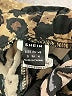Shein 100% Polyester Animal Print Gold Shorts Size 4 - photo 3