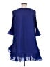 Assorted Brands 100% Polyester Blue Casual Dress One size - photo 2