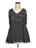 Torrid 100% Polyester Gray Sleeveless Blouse Size 2X Plus (2) - photo 1