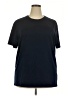 Alfani 100% Polyester Solid Blue Short Sleeve T-Shirt Size XXL - photo 1