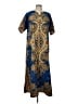 Assorted Brands Paisley Blue Casual Dress Size L - photo 1