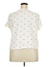 Old Navy 100% Cotton Hearts Ivory Short Sleeve Blouse Size XXL - photo 2