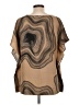 Unbranded Tan Short Sleeve Blouse Size L - photo 2