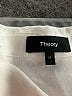 Theory White Short Sleeve Button-Down Shirt Size M - photo 7