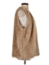 Lush 100% Polyester Tan Faux Fur Vest Size Sm - Med - photo 4