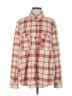 Billabong 100% Polyester Plaid Red Cardigan Size L - photo 1