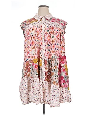 Bibi Sleeveless Button-Down Shirt (view 1)