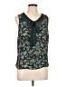 Sonoma Goods for Life 100% Polyester Green Sleeveless Blouse Size L - photo 1