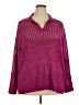 Jessica London 100% Acrylic Burgundy Pullover Sweater Size 22 - photo 1