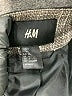 H&M 100% Cotton Tweed Gray Jacket Size 6 - photo 6