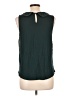 Sonoma Goods for Life 100% Polyester Green Sleeveless Blouse Size L - photo 2