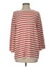 Unbranded 100% Cotton Stripes Red Pullover Sweater Size S - photo 1