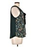 Sonoma Goods for Life 100% Polyester Green Sleeveless Blouse Size L - photo 4