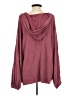 Lulus Burgundy Zip Up Hoodie Size S - photo 2